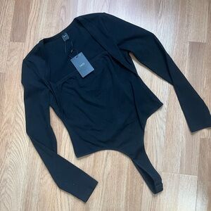 Black Long Sleeve Bodysuit
